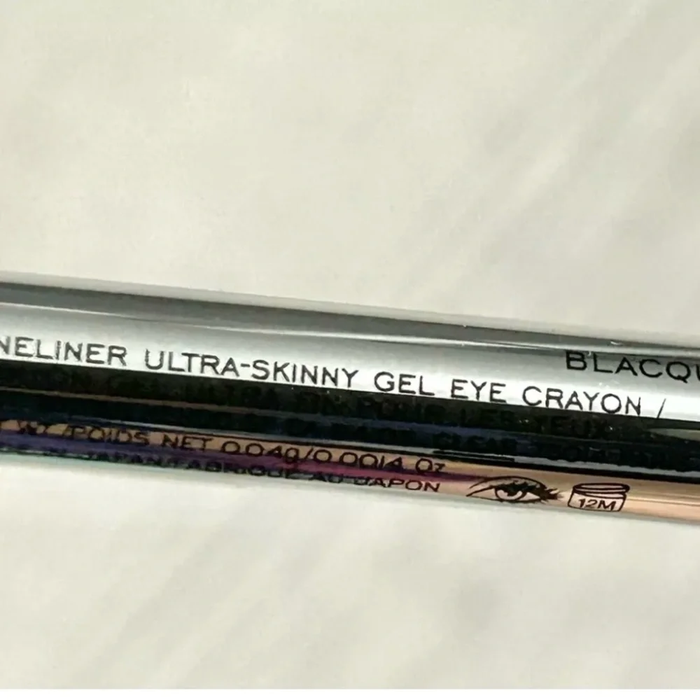 (2) Marc Jacobs BLACQUER FineLiner Ultra-Skinny Gel Eye Crayon travel